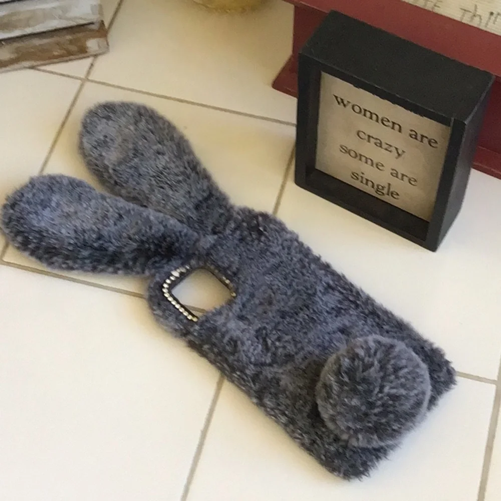 Soft Fluffy Rabbit Phone Case